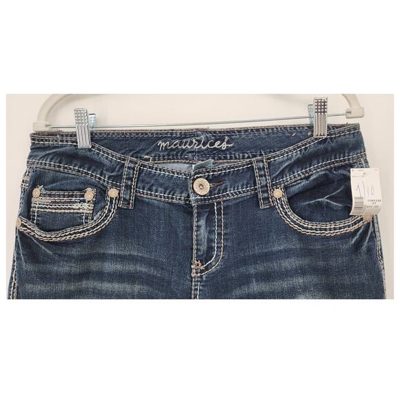 New Maurices Bootcut Bold Stitch Jeans‎ Size 9/10 32 - Picture 3 of 5